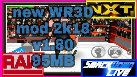 New WR3D mod 2K19 v1.80 Money in the Bank 2018 download mod Link + 12+ arenas: Raw SDLIVE NXT