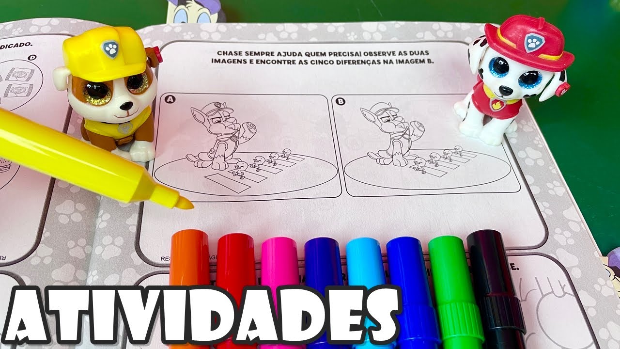 Livro de Atividades Fofas Patrulha Canina