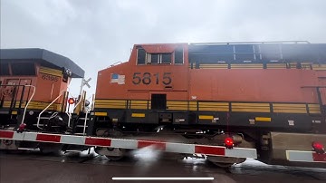 BNSF #5977 Leading & NB Empty Mega Coal Train With DP Next Fuel Unit 6/3/23