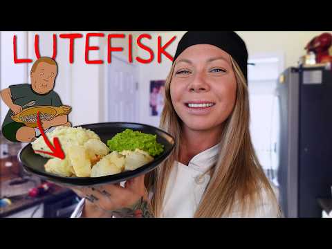 making LUTEFISK from King of the Hill....it took 14 days
