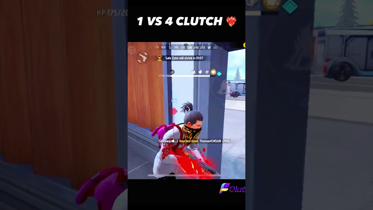 1 VS 4 OP CLUTCH ❤️‍🔥 @gpgameryt 