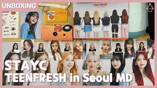 230925 STAYC TEENFRESH in Seoul Official Merch #Unboxing