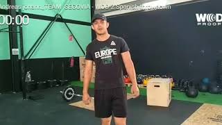 TEAM CROSSFIT SEGOVIA_WOD 2 SPANISH THROWDOWN 2018