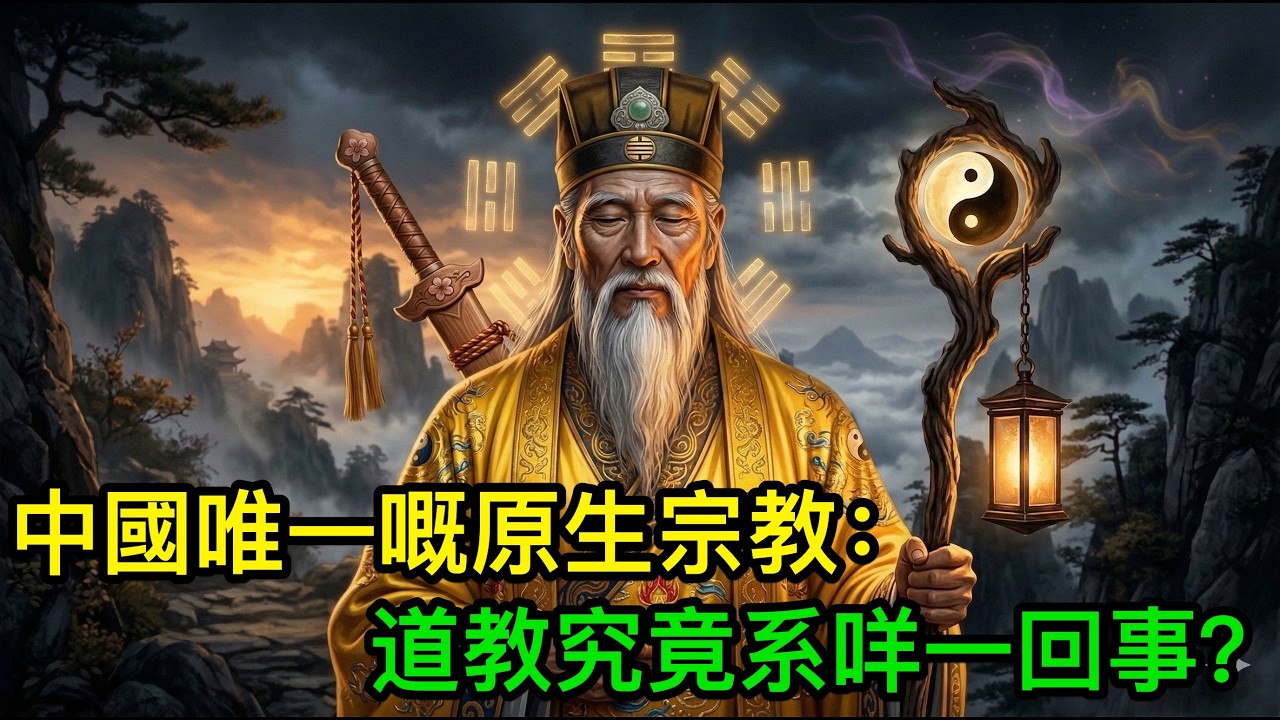 中國唯一嘅原生宗教：道教究竟系咩一回事？點解有咁多神仙？一條片睇懂道教嘅來龍去脈