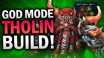 BUILD THOLIN LIKE THIS! BEST NUKER Artifacts and Masteries - Raid Shadow Legends