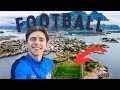Le plus beau terrain de foot du monde  henningsvaer stadium en norvge