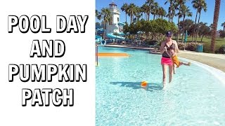 POOL DAY + PUMPKIN PATCH ❤ VLOG