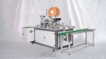 automatic earloop mask inner type sealing welding machine with manual feeding blank masks 口罩內耳熔斷焊接機