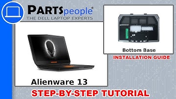 Dell Alienware 13 (P56G001) Bottom Base How-To Video Tutorial