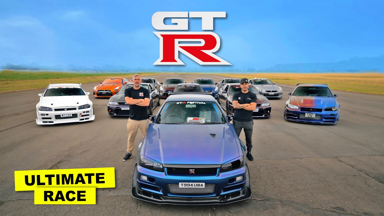 THE WORLDS CRAZIEST NISSAN GT-R RACE!