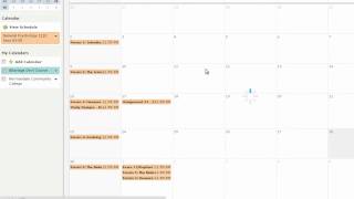 How Students Use the Calendar Tool in D2L (Normandale Community College)