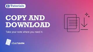Copy, Download, and Listen: Your Note and Its Audio | Chartnote