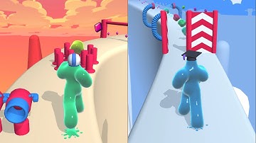 Blob Runner 3D - All Levels Gameplay Android, iOS #14 ( 12 - 25 )