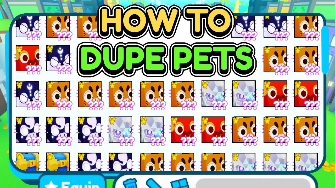 😈*TUTORIAL*🤑HOW TO DUPE PETS IN Pet Simulator X YouTube