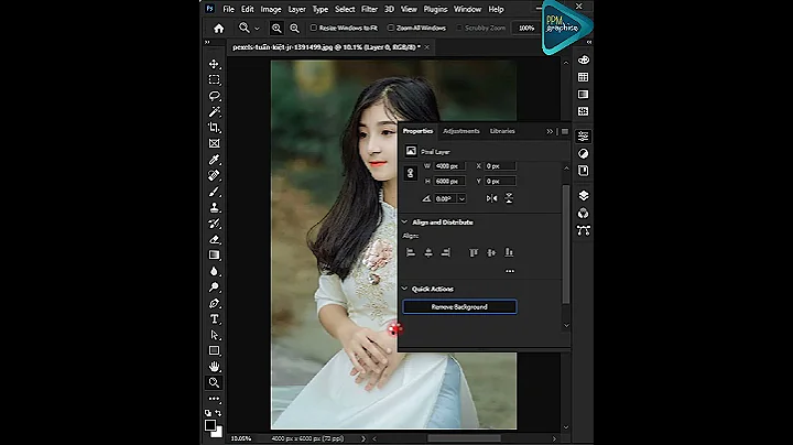 Remove Background in 1 click #photoshop #shorts #removebackground