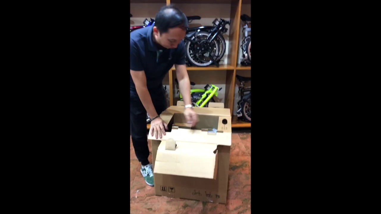 Brompton Folding Bike - Unboxing S6L Black Edition Turkish Green