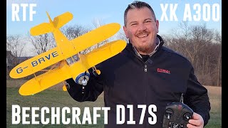 XK - A300 - RTF Beechcraft D17S - Unbox, Build, & Maiden Flights screenshot 5