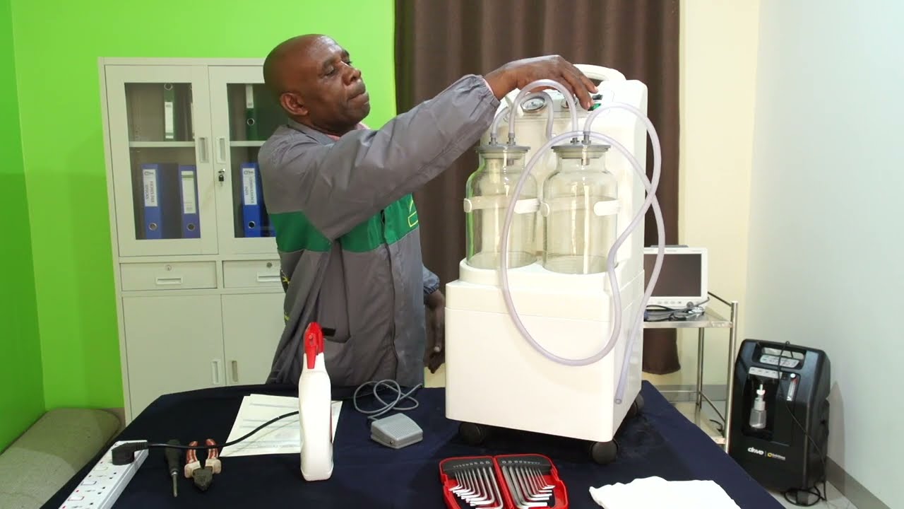 Tutoriel de maintenance préventive de l'Aspirateur à mucosités - Projet Jenga Maarifa 2