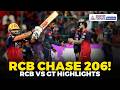 RCB vs GT Highlights: Virat Kohli’s 81 Powers Stunning 206 Chase | Sai Sudharsan Hits Century