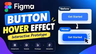 Figma में Button पर Hover Effect कैसे बनाएं 🔥  Figma Interactive Prototype Tutorial
