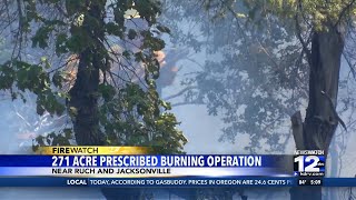271 acre prescribed burn operation