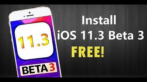 How to Download/Install iOS 11.3 Beta 3 FREE! Without Dev Account.