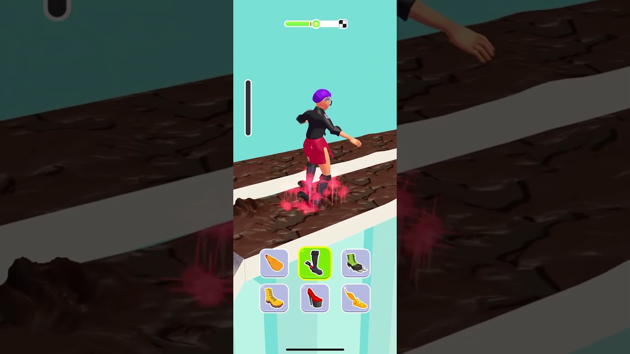 Shoe race level 28 mobile game 
