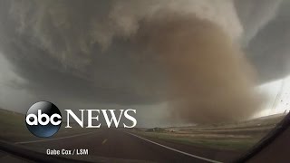Storm Chasers Follow Massive Tornados Ripping Through Midwest