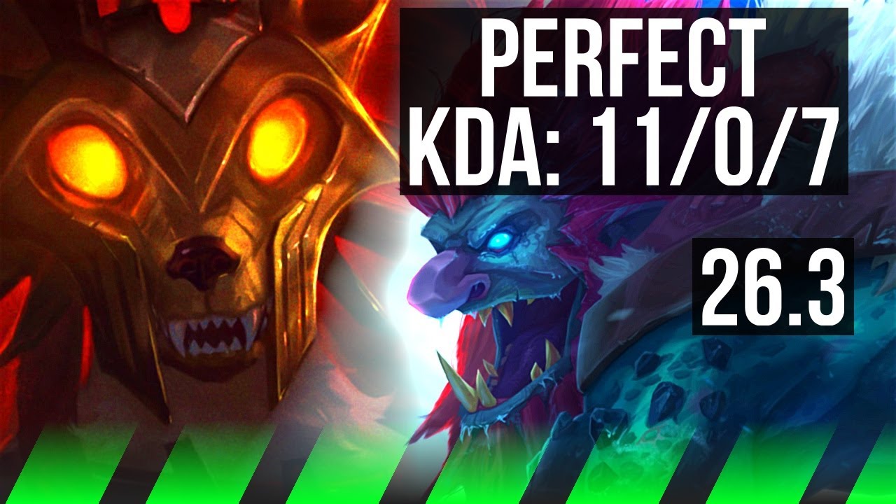 KINDRED vs TRUNDLE (JGL) | Perfect KDA: 11/0/7 | EUW Diamond | 26.3
