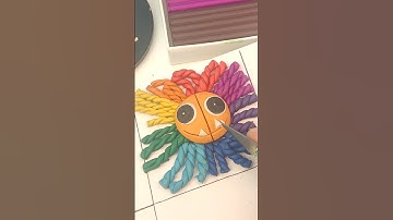 I made Yarnaby! Poppy playtime 4 #poppyplaytime #yarnaby #clay #making #tutorial #art #clayart