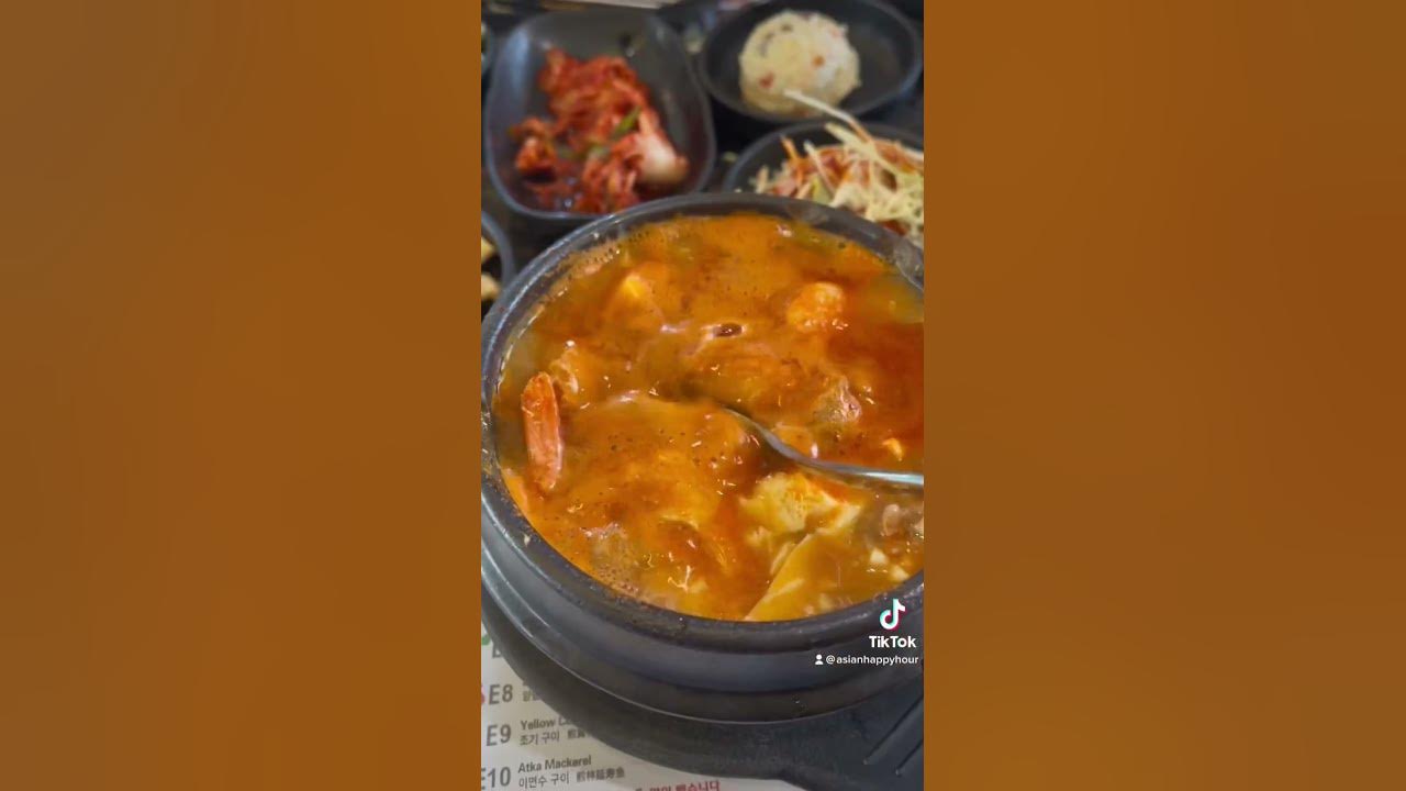 BCD Korean Spicy Tofu Soup in Koreatown LA YouTube