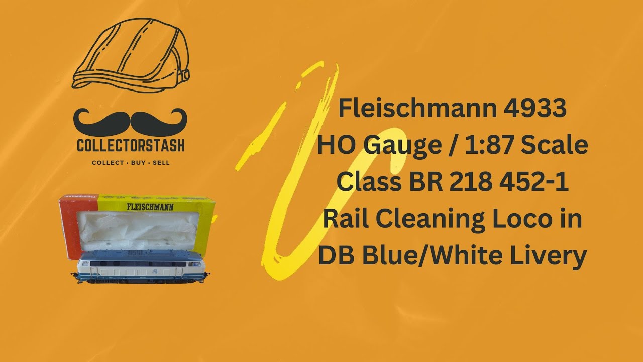 Fleischm N 7238 Diesel-Lok DB BR 218, Nr. 218 452-1, elfenb./türkis, OV