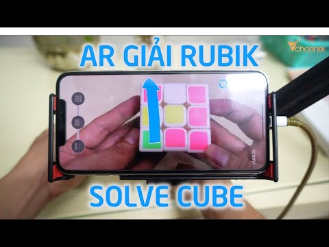 Ứng dụng AR giải Rubik hay trên điện thoại, tablet - AR CUBE solve application on smartphone, tablet