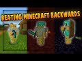 TESTED: Is It Possible To Beat Minecraft While Facing Backwards?