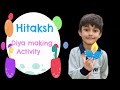 diya activity | school activity | paper diya crafting | easy diya crafting for kids