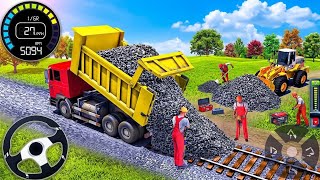 JCB Highway Construction 🚜🚧 | Railroad Builder Simulator 3D | Android Gameplay screenshot 5