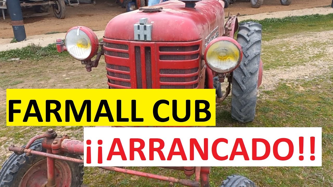 🔧🚜 Arrancamos un FARMALL CUB DE 1947 y lo probamos en acción 🚜🔧