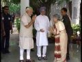 Narendra Modi visits Manmohan Singh