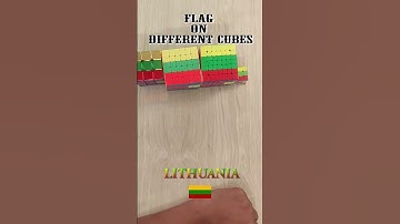 Flag of Countries on Different Rubik