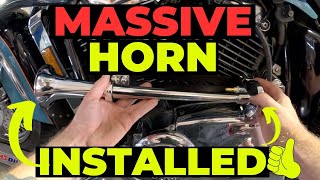 Motorcycle AIR HORN Installation