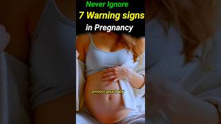“7 Pregnancy Warning Signs You Should NEVER Ignore 😱”