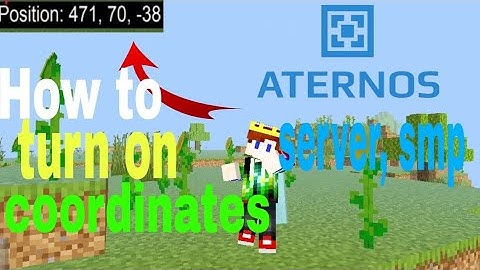 How to turn on coordinates in in Minecraft aternos server, smp || Gamerbrime