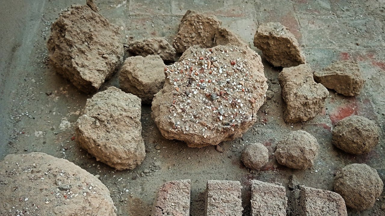 New video of super duper crunchy Stony texture crumbling ❤️ on floor ||satisfying sound 👍