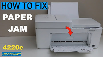 HP DeskJet 4200e, 4220e Paper Jam - Fix error "E4" !