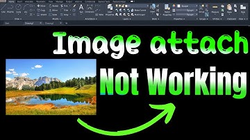 autocad image attach not working | image not visible in autocad | autocad attach image problem