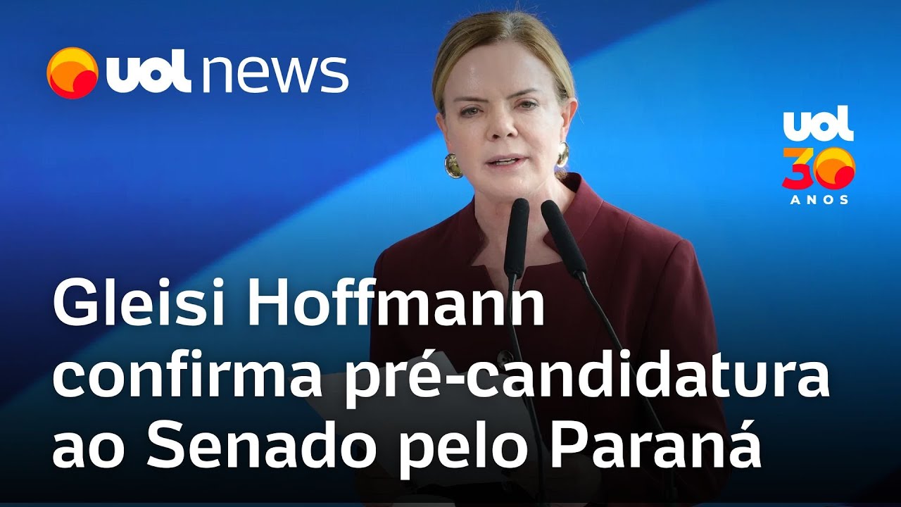 Gleisi Hoffmann anuncia pré-candidatura ao Senado pelo Paraná