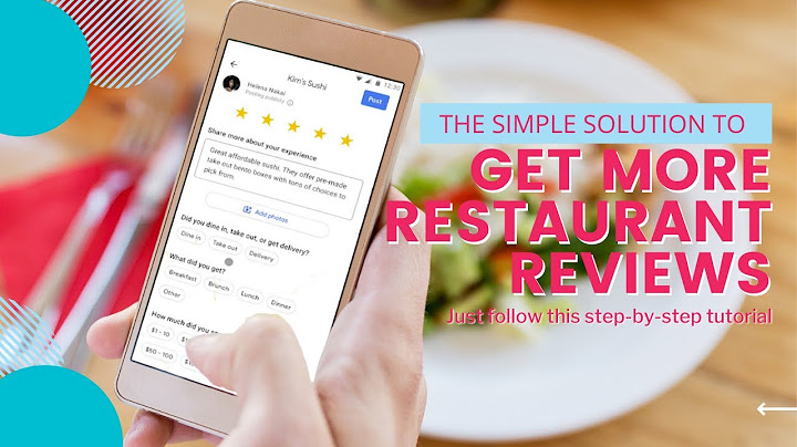 Adding new restaurant review to google