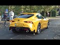 Sportcars Accelerating! BRABUS 600, M3 G80, Toyota GR Supra, Capristo RSQ8, Akrapovic 992 Turbo S