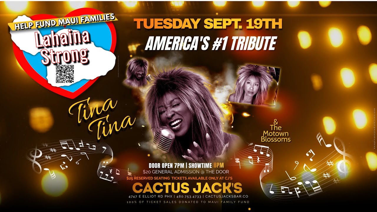 Tina Tina! LIVE STREAM ⭐️A Benefit Concert for Maui Families