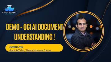 Demo - OCI AI Document Understanding